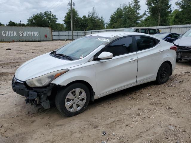 5NPDH4AE0GH721640 - 2016 HYUNDAI ELANTRA SE WHITE photo 1