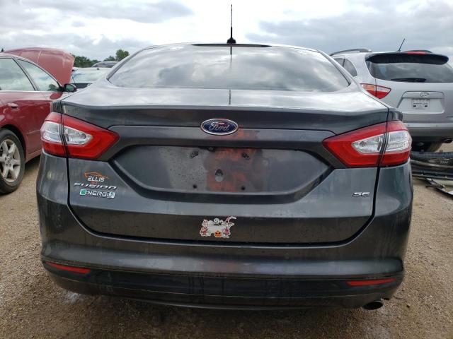 3FA6P0PU9GR381152 - 2016 FORD FUSION SE PHEV GRAY photo 6