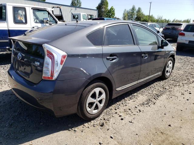 JTDKN3DU7C1508778 - 2012 TOYOTA PRIUS GRAY photo 3