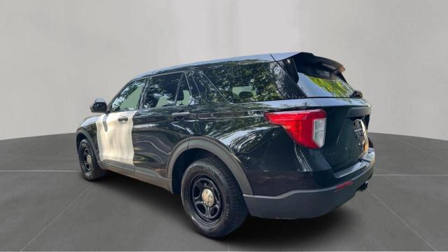 1FM5K8AB2LGA63963 - 2020 FORD EXPLORER POLICE INTERCEPTOR BLACK photo 3