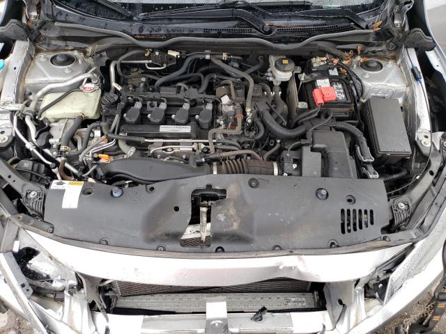 JHMFC1F72JX022097 - 2018 HONDA CIVIC EXL ვერცხლისფერი ფოტო 11