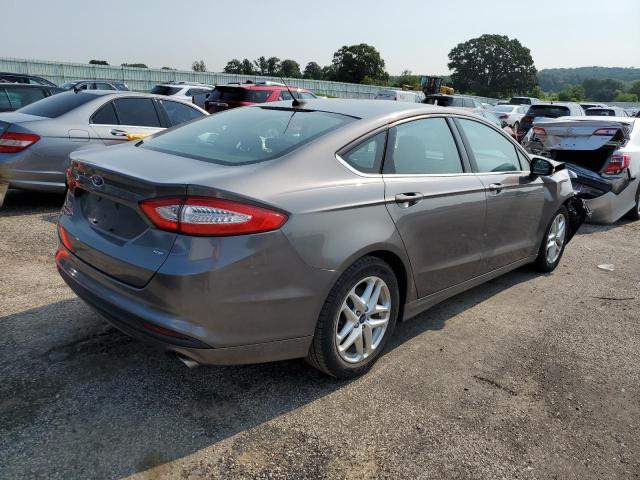 3FA6P0H7XDR280979 - 2013 FORD FUSION SE GRAY photo 3