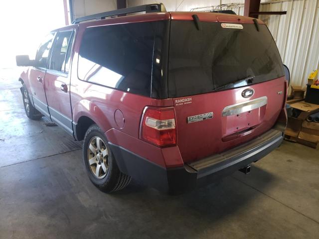 1FMFK16517LA81530 - 2007 FORD EXPEDITION EL XLT RED photo 3