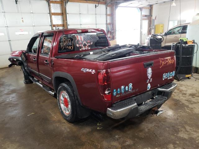 1GCDT33E088210631 - 2008 CHEVROLET COLORADO LT BURGUNDY photo 3