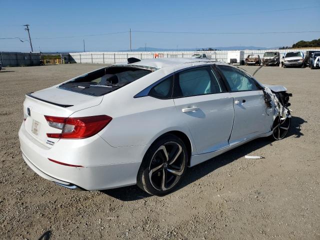 1HGCV3F23NA038656 - 2022 HONDA ACCORD HYBRID SPORT WHITE photo 3