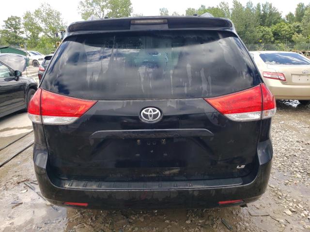 5TDKK3DC4BS170547 - 2011 TOYOTA SIENNA LE BLACK photo 6