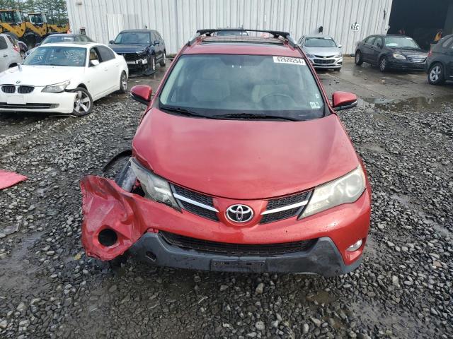 2T3RFREV9FW393001 - 2015 TOYOTA RAV4 XLE RED photo 5