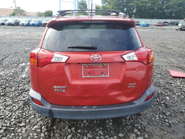 2T3RFREV9FW393001 - 2015 TOYOTA RAV4 XLE RED photo 6