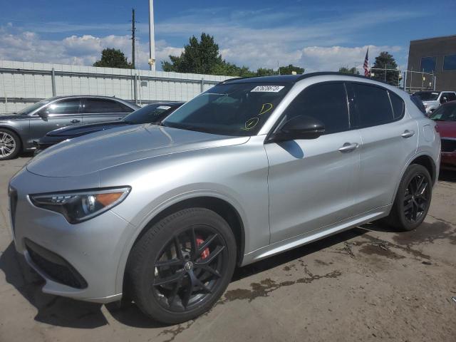 ZASPAKBN8L7C77207 - 2020 ALFA ROMEO STELVIO TI SILVER photo 1