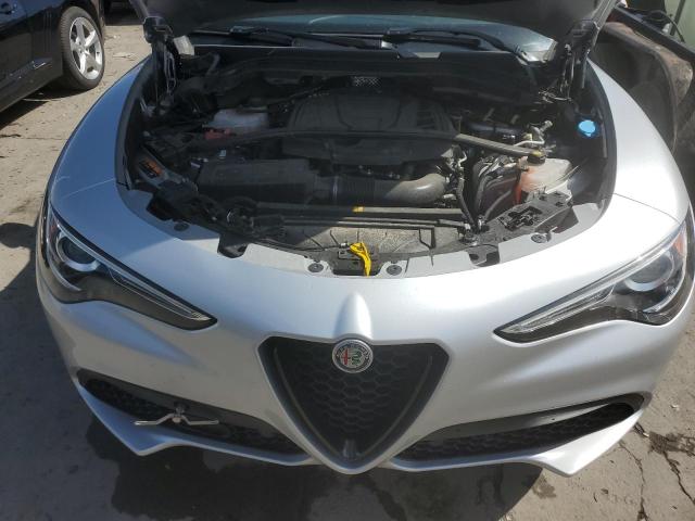 ZASPAKBN8L7C77207 - 2020 ALFA ROMEO STELVIO TI SILVER photo 12