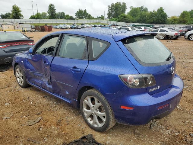 JM1BK343981807891 - 2008 MAZDA 3 HATCHBACK BLUE photo 2