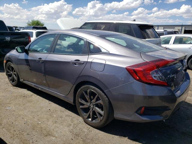 19XFC2F83KE050802 - 2019 HONDA CIVIC SPORT ნაცრისფერი ფოტო 2