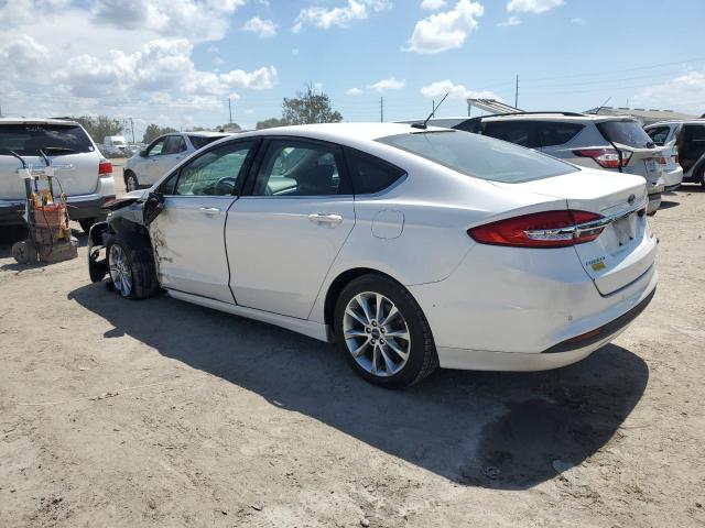 3FA6P0LU9HR304305 - 2017 FORD FUSION SE HYBRID WHITE photo 2