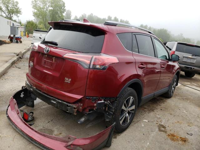 2T3RFREV2JW723652 - 2018 TOYOTA RAV4 ADVENTURE RED photo 3