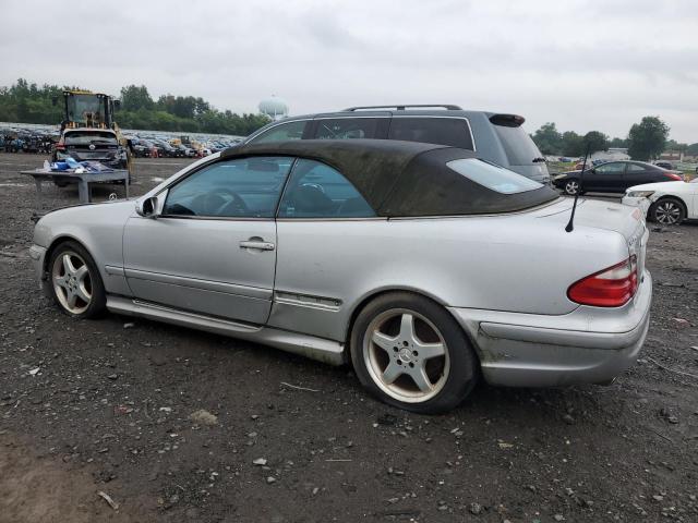 WDBLK70G92T115127 - 2002 MERCEDES-BENZ CLK 430 SILVER photo 2