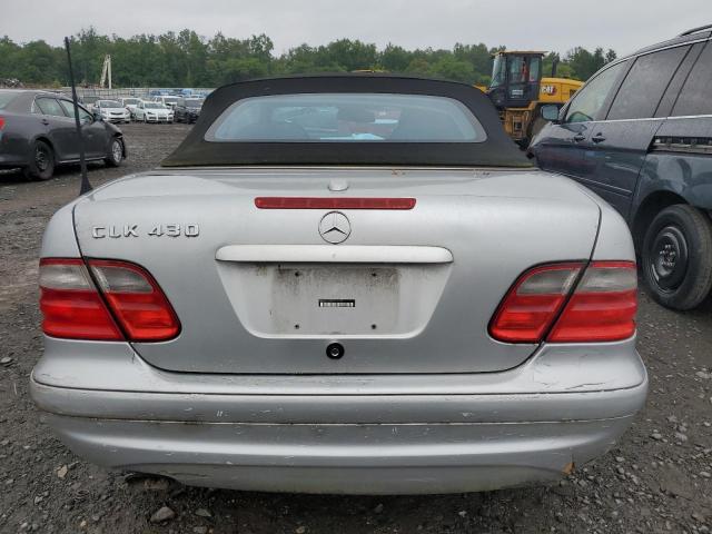 WDBLK70G92T115127 - 2002 MERCEDES-BENZ CLK 430 SILVER photo 6