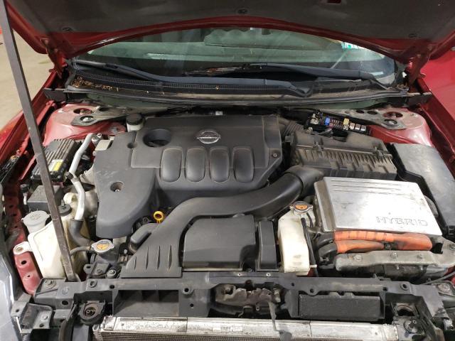 1N4CL21E49C155789 - 2009 NISSAN ALTIMA HYBRID RED photo 11