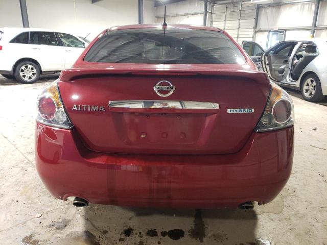 1N4CL21E49C155789 - 2009 NISSAN ALTIMA HYBRID RED photo 6
