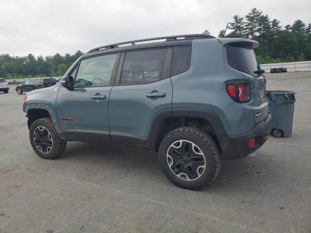 ZACCJBCT3GPD34197 - 2016 JEEP RENEGADE TRAILHAWK BLUE photo 2