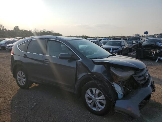 2HKRM4H7XDH664934 - 2013 HONDA CR-V EXL GRAY photo 4