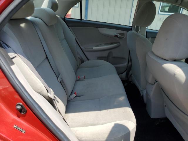 2T1BU4EEXBC713568 - 2011 TOYOTA COROLLA BASE RED photo 10