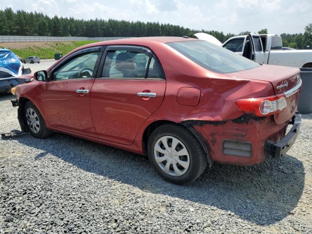 2T1BU4EEXBC713568 - 2011 TOYOTA COROLLA BASE RED photo 2