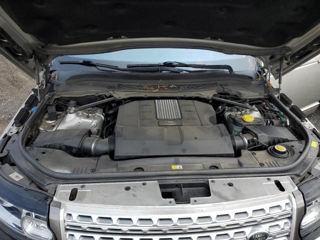 SALGV2TF5FA215008 - 2015 LAND ROVER RANGE ROVE AUTOBIOGRAPHY SILVER photo 12
