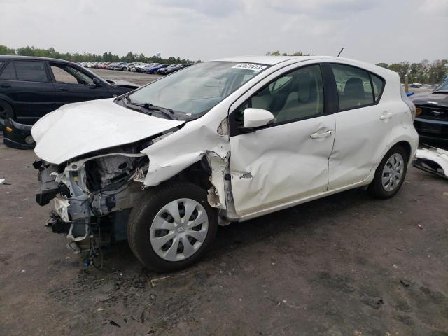 JTDKDTB36E1564758 - 2014 TOYOTA PRIUS C WHITE photo 1