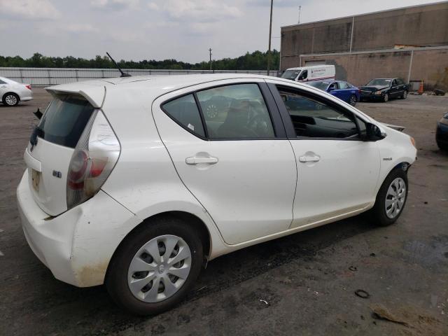 JTDKDTB36E1564758 - 2014 TOYOTA PRIUS C WHITE photo 3