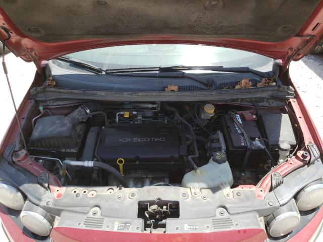 1G1JA5SH2C4113195 - 2012 CHEVROLET SONIC LS RED photo 11