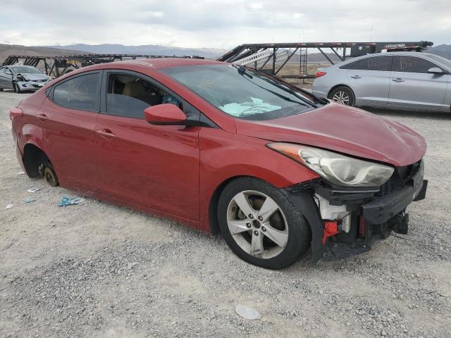 KMHDH4AE7BU128111 - 2011 HYUNDAI ELANTRA GLS RED photo 4