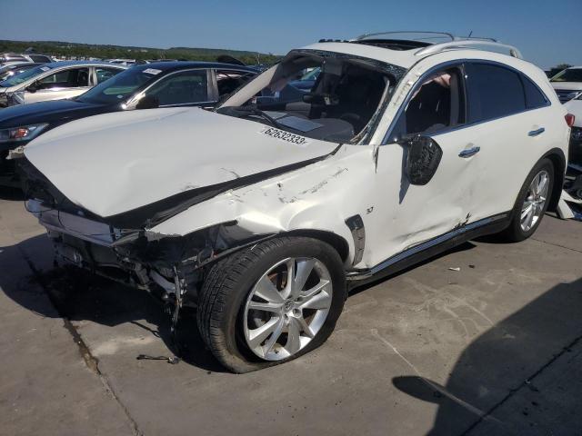 JN8CS1MW7EM412660 - 2014 INFINITI QX70 WHITE photo 1