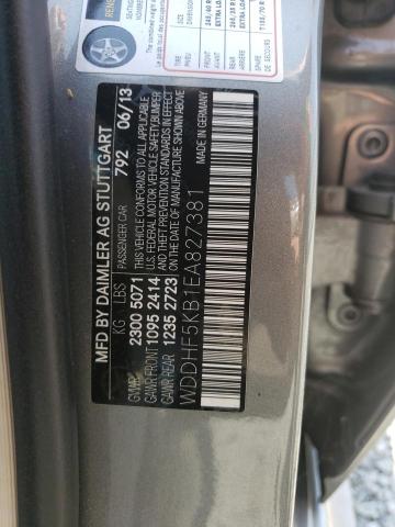 WDDHF5KB1EA827381 - 2014 MERCEDES-BENZ E 350 SILVER photo 13