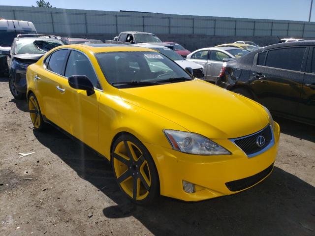 JTHBK262565008693 - 2006 LEXUS IS 250 YELLOW photo 4