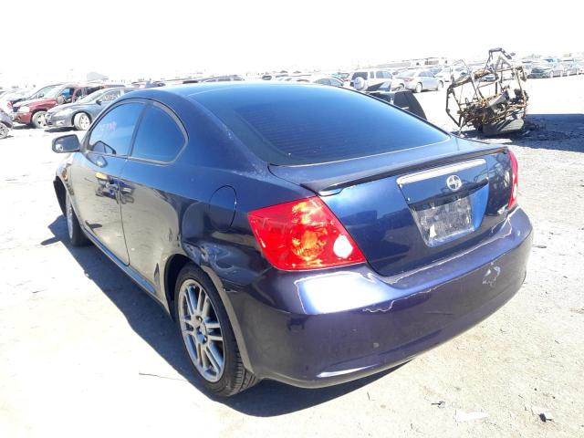 JTKDE167770150560 - 2007 TOYOTA SCION TC BLUE photo 3