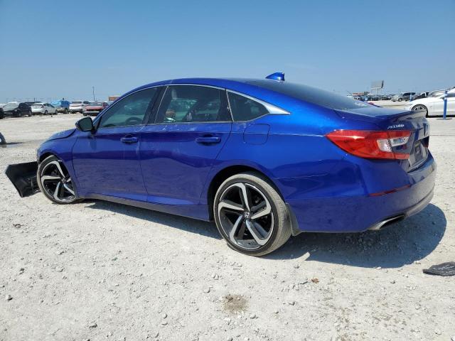 1HGCV1F33JA180318 - 2018 HONDA ACCORD SPORT BLUE photo 2