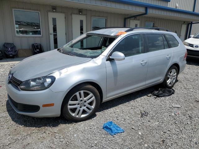 3VWPL7AJ1EM622646 - 2014 VOLKSWAGEN JETTA TDI SILVER photo 1