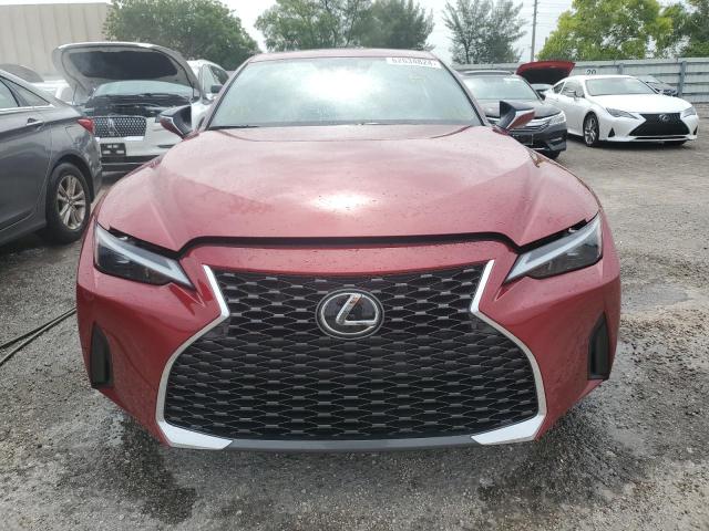 JTHDA1D26P5123247 - 2023 LEXUS IS 300 RED photo 5