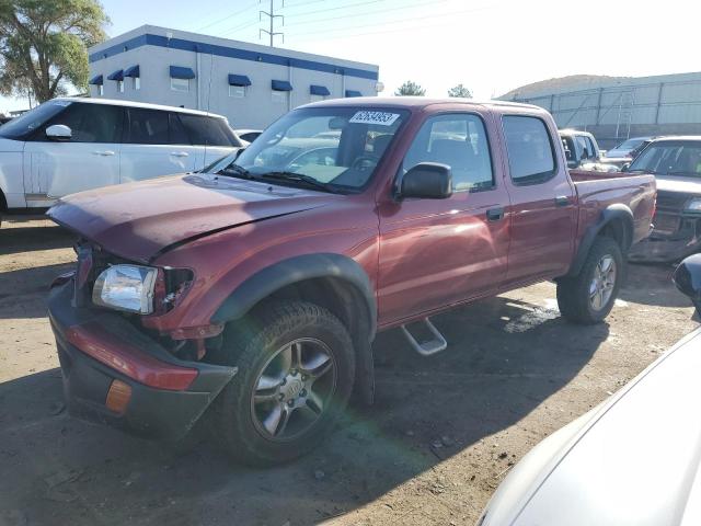 5TEGN92N23Z222461 - 2003 TOYOTA TACOMA DOUBLE CAB PRERUNNER RED photo 1