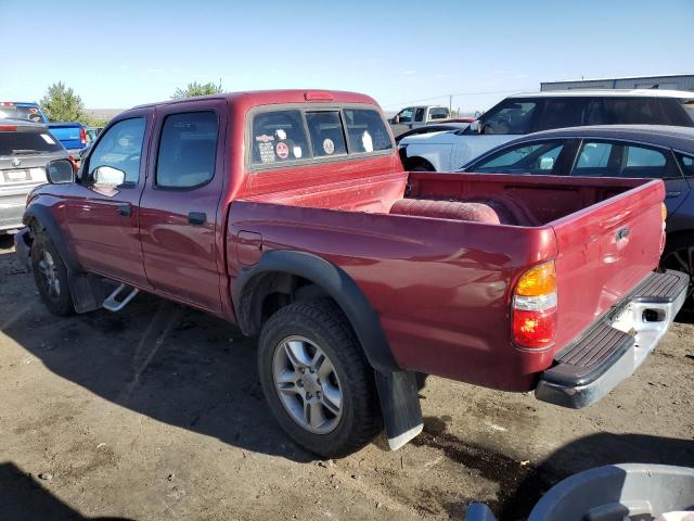 5TEGN92N23Z222461 - 2003 TOYOTA TACOMA DOUBLE CAB PRERUNNER RED photo 2
