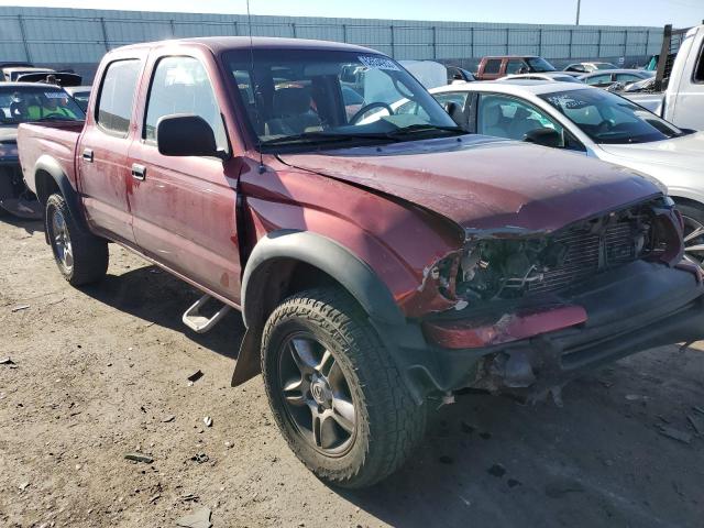 5TEGN92N23Z222461 - 2003 TOYOTA TACOMA DOUBLE CAB PRERUNNER RED photo 4