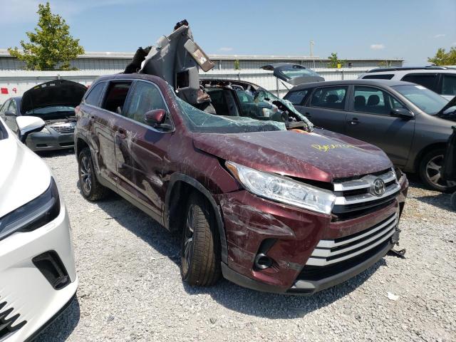 5TDZARFH8KS054779 - 2019 TOYOTA HIGHLANDER LE RED photo 4