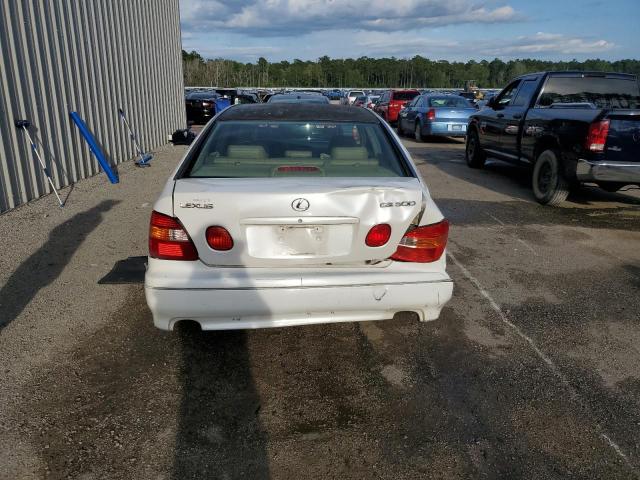 JT8BD68SXY0102714 - 2000 LEXUS GS 300 WHITE photo 6