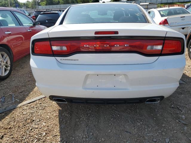 2B3CL3CG2BH576008 - 2011 DODGE CHARGER WHITE photo 6