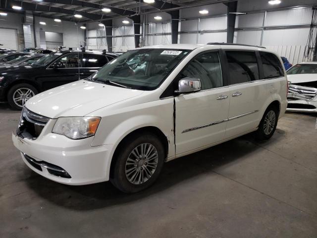 2C4RC1CG5DR511714 - 2013 CHRYSLER TOWN & COU TOURING L WHITE photo 1
