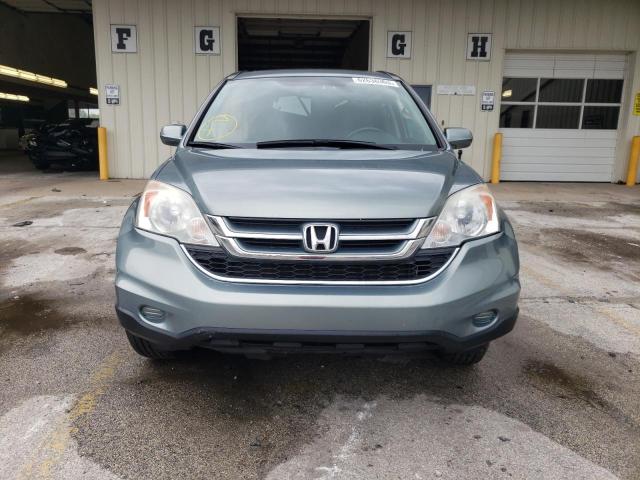 5J6RE4H74AL803003 - 2010 HONDA CR-V EXL TEAL photo 5