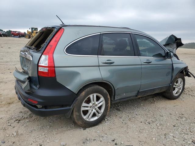 5J6RE3H76BL032927 - 2011 HONDA CR-V EXL BLUE photo 3