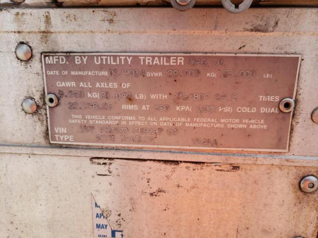 1UYVS2539FU838707 - 2015 UTILITY TRAILER WHITE photo 10