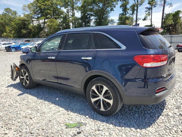 5XYPH4A54JG420123 - 2018 KIA SORENTO EX BLUE photo 2