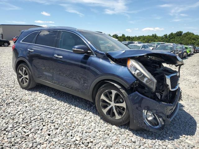 5XYPH4A54JG420123 - 2018 KIA SORENTO EX BLUE photo 4